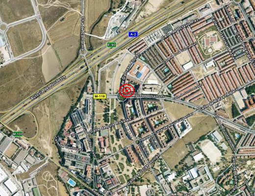 Mapa de situaciÃ³n de Conjunto residencial Los Henares de Alcalá